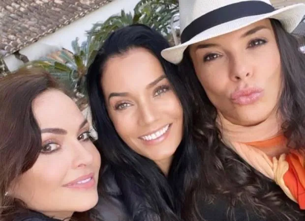 Musas dos anos 90, Luiza Tomé, Monica Carvalho e Mylla Christie se reencontram